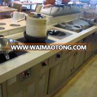 High quality fast food kitchen equipment of commercial combination cooking